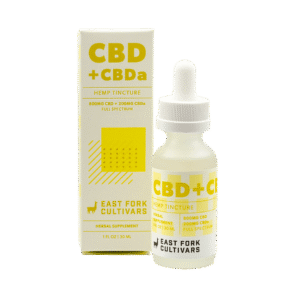 Óleo de CBDa Orgânico • 800mg CBD + 800mg CBDa • Espectro Completo