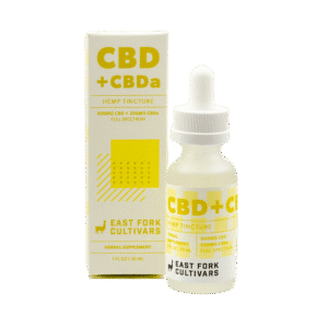 Óleo de CBDa Orgânico • 800mg CBD + 800mg CBDa • Espectro Completo